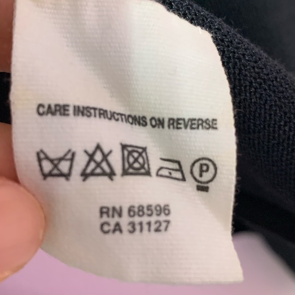 DKNY Charcoal Silk Open Front Cardigan Shawl S. V1 - Picture 6 of 8